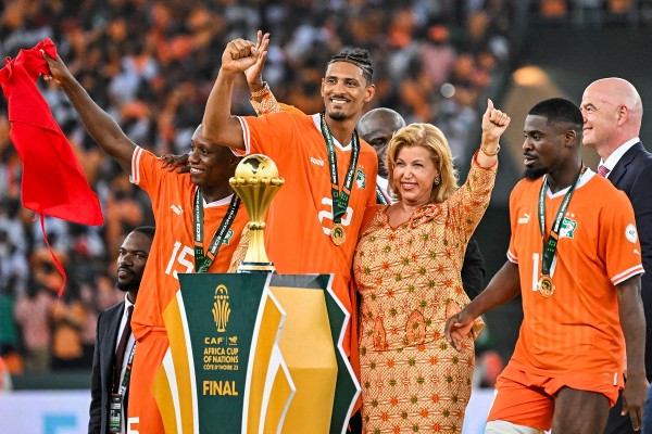 阿拿替科特迪瓦贏得非洲盃。©AFP