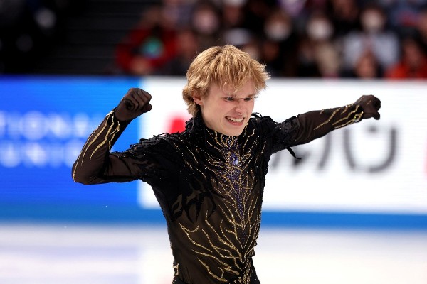 馬連寧在自由滑單場完成7個四周跳，得分打破自己保持的世界紀錄©AFP