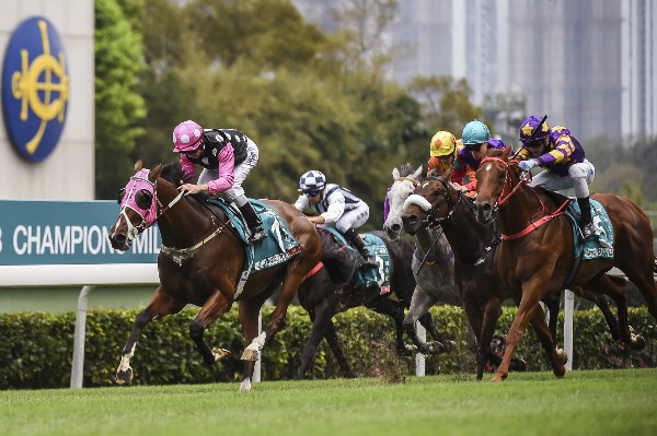 馬會將悉數捐出周日賽事預計約7000萬港元總收益。©AFP