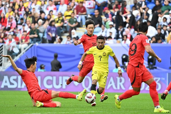 哈林曾對韓國射入一球。©AFP