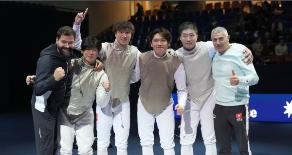 男花港隊法國站團體賽奪金 林浩朗決賽追7分逆轉美國