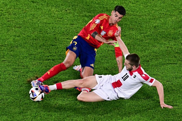 摩拉達正為西班牙征戰歐國盃。©AFP