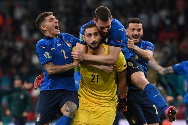 意大利捧走歐國盃錦標。©AFP