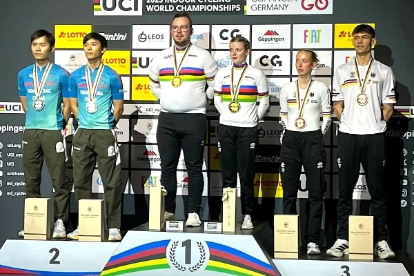 林氏兄弟室內單車世錦賽花式雙人賽摘銀創歷史