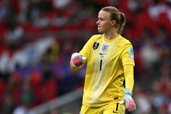漢頓會是英格蘭女足出戰歐國盃的正選門將。©AFP