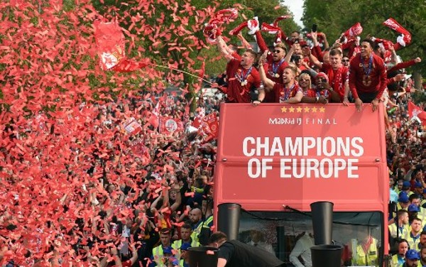 利物浦贏得歐聯。©AFP