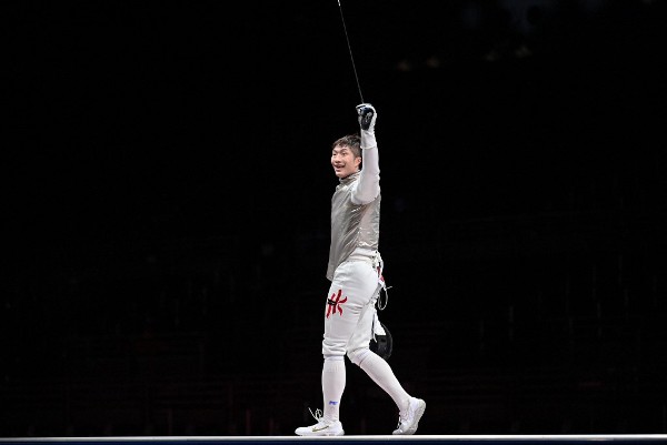 張家朗在東京奧運贏得金牌，令香港掀起劍擊熱潮。©AFP