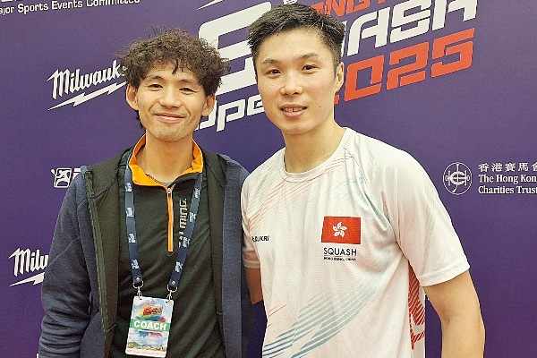香港壁球公開賽首圈 兩男將俱失利未能晉級