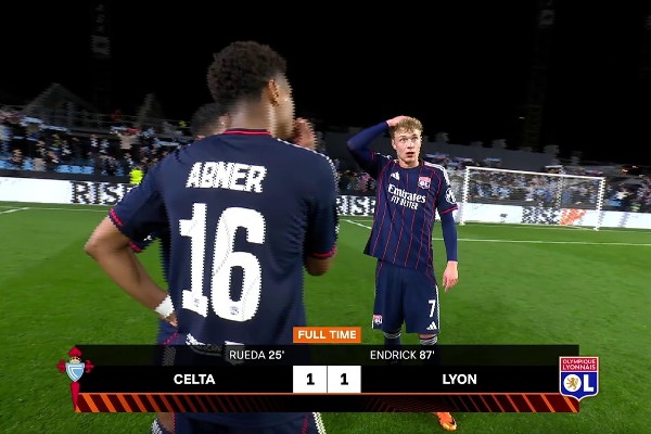 【歐霸】切爾達1：1里昂