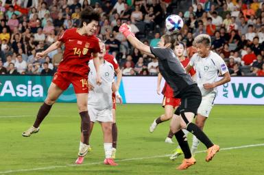 中國女足兩連勝 攜朝鮮闖亞洲盃8強