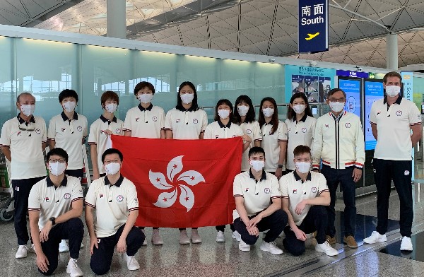 香港游泳、乒乓球殘奧隊率先出發日本