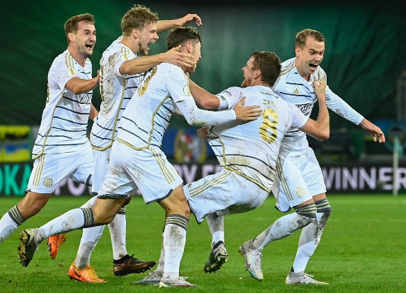 沙貝魯根在德國盃次圈就奇蹟淘汰拜仁。©AFP