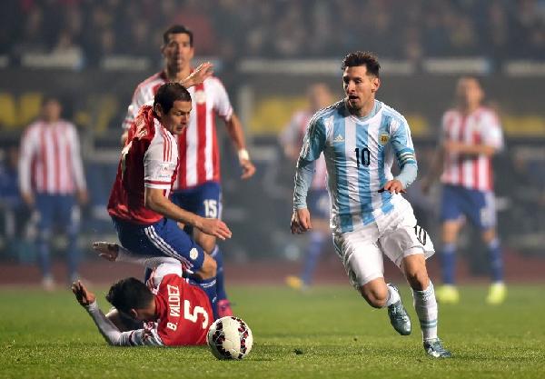 美斯將會是令智利最頭痛的一位球員。©AFP