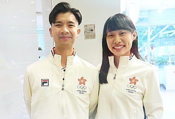 何子樂楊頌熹情侶檔互相扶持爭獎牌