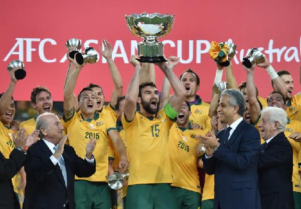 澳洲在亞洲封王，下個目標自是再進軍世界盃。©AFP