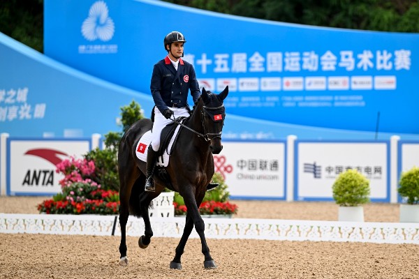 【全運】港隊馬術三項首日盛裝舞步團體賽暫包尾