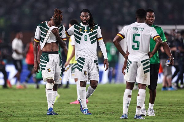 喀麥隆於非洲盃16強不敵最終亞軍尼日利亞出局。©AFP