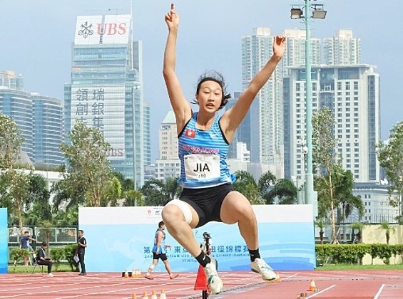 賈慧妍以第4名告別青年賽。@Now Sports