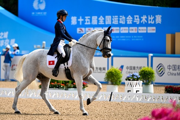 【全運】何苑欣馬術盛裝舞步得第7：享受過程