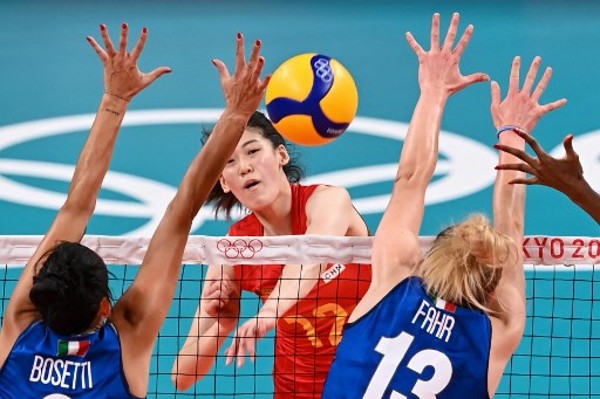 中國女排於分組賽未完成已確定出局。©AFP