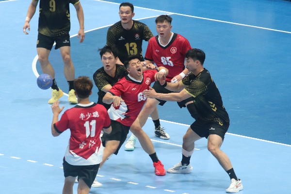 港隊全運男子手球首戰僅負安徽