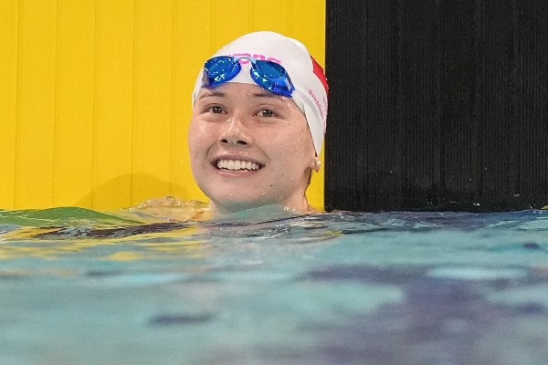 【全運】何詩蓓100自輕鬆入決賽明晚爭第2金