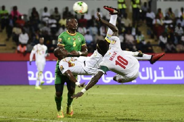 沙迪奧文尼周四為塞內加爾取得領先優勢。©AFP