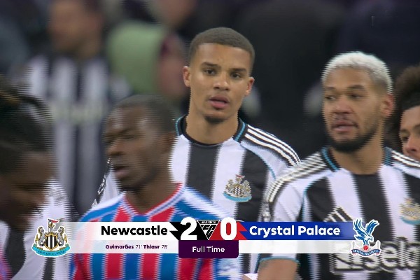 【英超】紐卡素2：0水晶宮