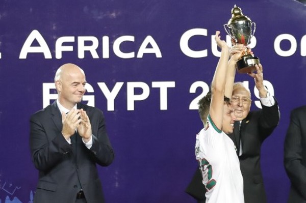 阿爾及利亞是上屆非洲國家盃冠軍。©AFP