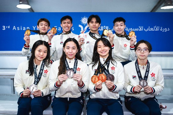 泳隊繼續大豐收。港協暨奧委會