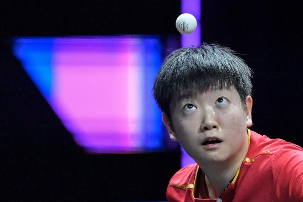 孫穎莎決賽將鬥王曼昱。©AFP