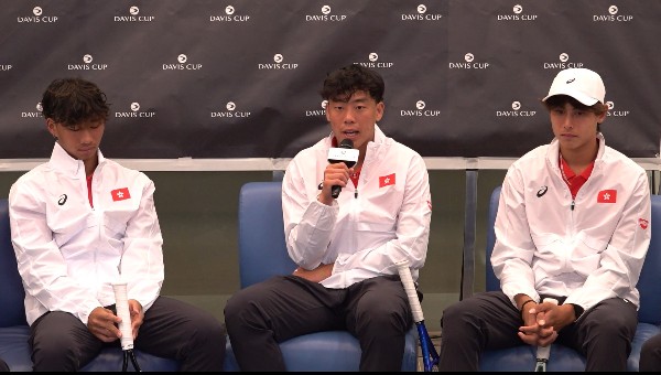 周末台維斯盃迎戰芬蘭 黃澤林:不覺得港隊比對手差