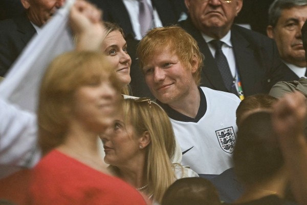 Ed Sheeran也是座上客。©AFP