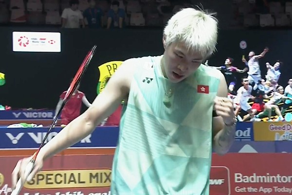 【印尼羽賽】李卓耀驚險闖16強 伍家朗首圈遭逆轉止步
