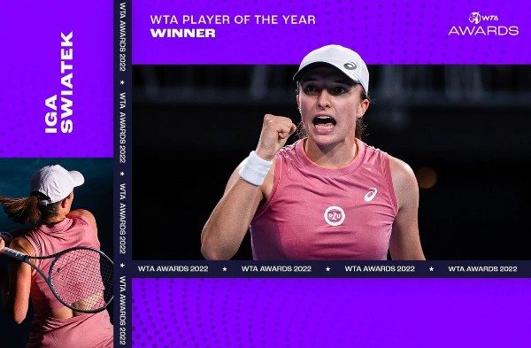 絲維雅迪克膺WTA年度最佳