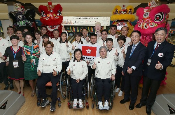 亞洲殘疾人保齡球賽揭幕 港將張凱童黃美蘭主場衝牌