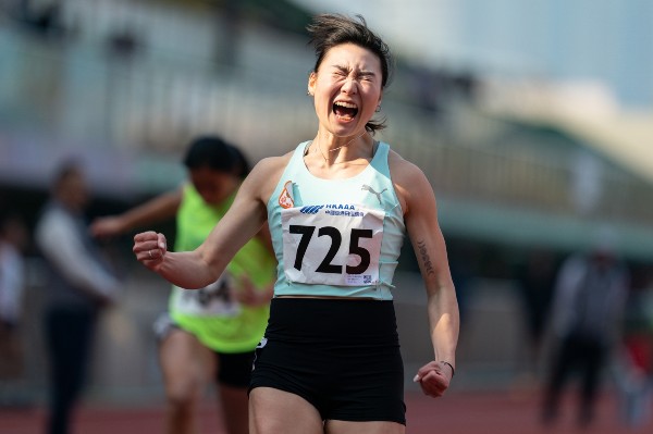 古綽峰梁筠宜測試賽膺男女飛人