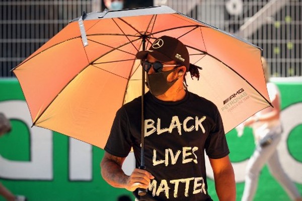 咸姆頓一直支持黑人平權。©AFP