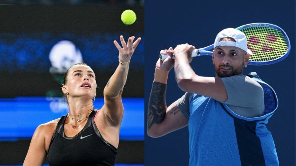 一姐將挑戰基利奧斯，上演網球性別大戰。©AFP