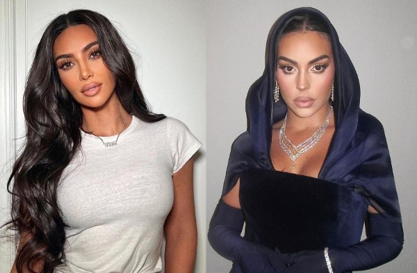 左邊是Kim Kardashian，右邊是洛迪古絲。