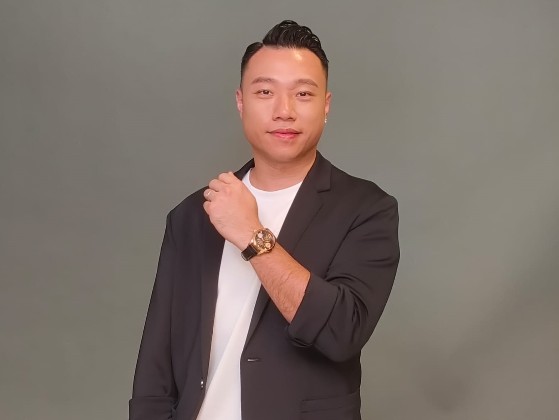 陳浩源為個人腕錶帶出輪椅羽毛球設計意念。@Now Sports