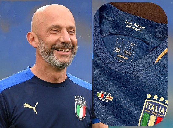 意軍將會穿著落場的特別版球衣。Twitter圖片