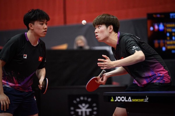 陳顥樺姚鈞濤WTT支線賽男雙稱王