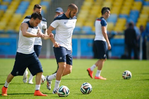 法國周四將以巴西世界盃的基本陣容，主場友賽西班牙。©AFP