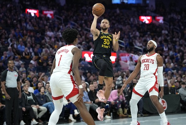 咖喱疑傷出 勇士不敵火箭