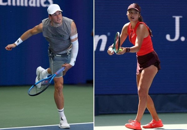 積克德拉柏與拉杜卡奴代表英國出戰。©AFP