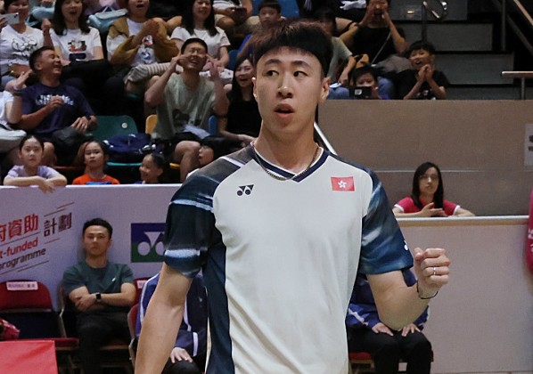 陳延澤於男單及男雙俱奪冠。@Now Sports