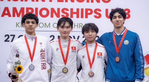 男花劉晉延一劍制勝稱霸U23亞錦
