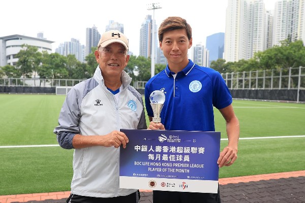 劉智樂全季累積17球,刷新港超成立以來的華將紀錄。香港體育記者協會