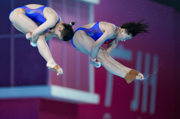 全紅嬋王偉瑩全運雙人10米台得第5